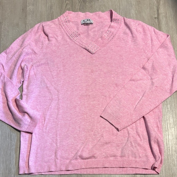 Carroll Reed Pink Knit Top - Picture 1 of 4